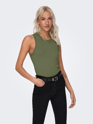 Top in maglia 'JDYAYA' di JDY in verde: frontale