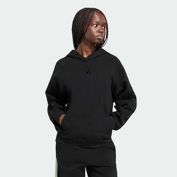 Felpa sportiva di ADIDAS SPORTSWEAR in nero: frontale
