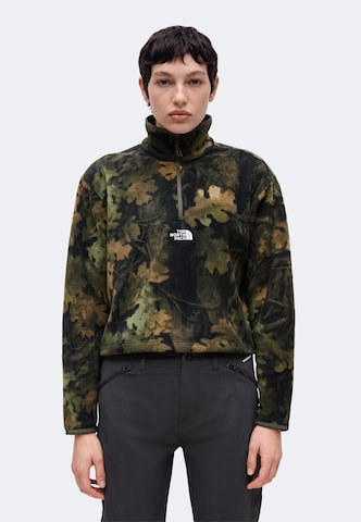 THE NORTH FACE Sportovní svetr 'NOVELTY GLACIER' – zelená: přední strana