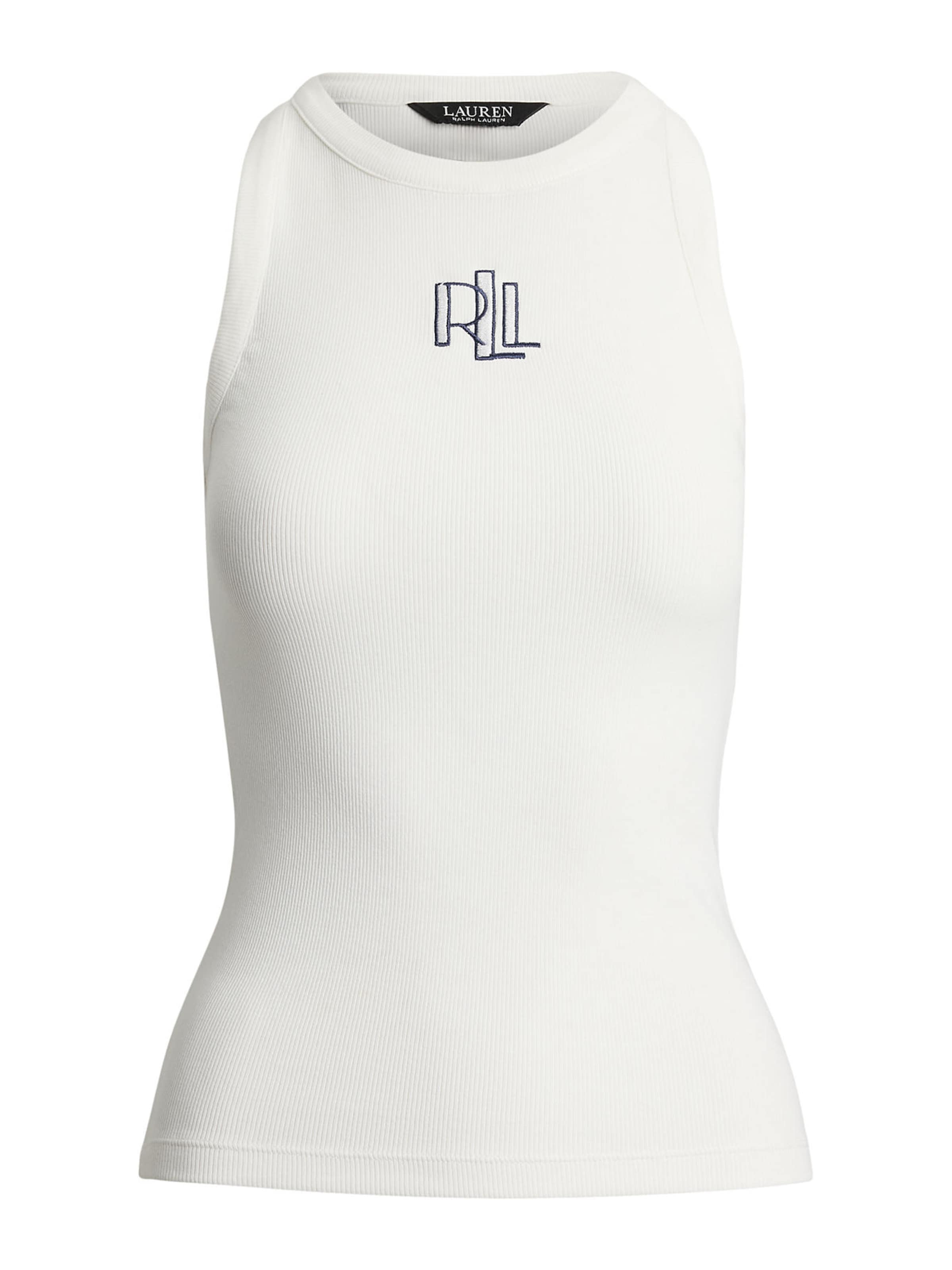 Top di Lauren Ralph Lauren in bianco: frontale