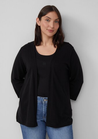 s.Oliver Knit cardigan in Black: front
