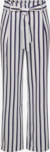 ONLY Pantalon à pince 'Lowa' en bleu marine / blanc, Vue avec produit