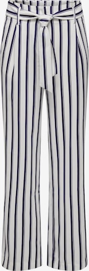 ONLY Pantalon à pince 'Lowa' en bleu marine / blanc, Vue avec produit
