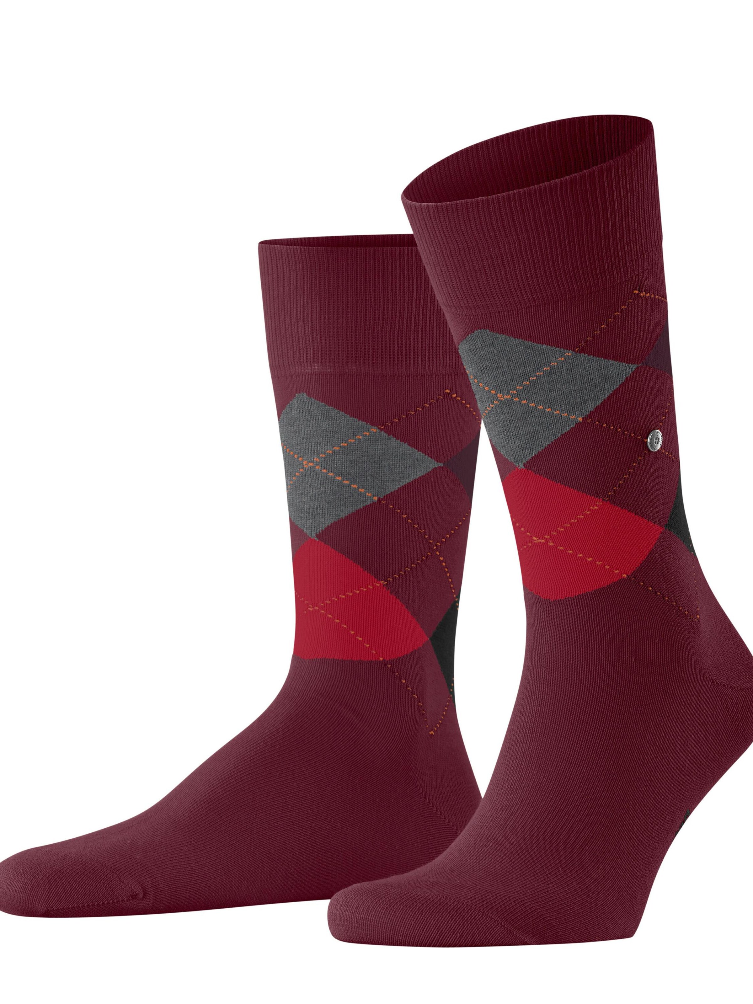 BURLINGTON Socks 'King' in Red: front