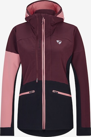 ZIENER Athletic Jacket 'NASINAH' in Red: front