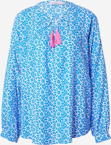 Zwillingsherz Blouse 'Irma' in Blue: front