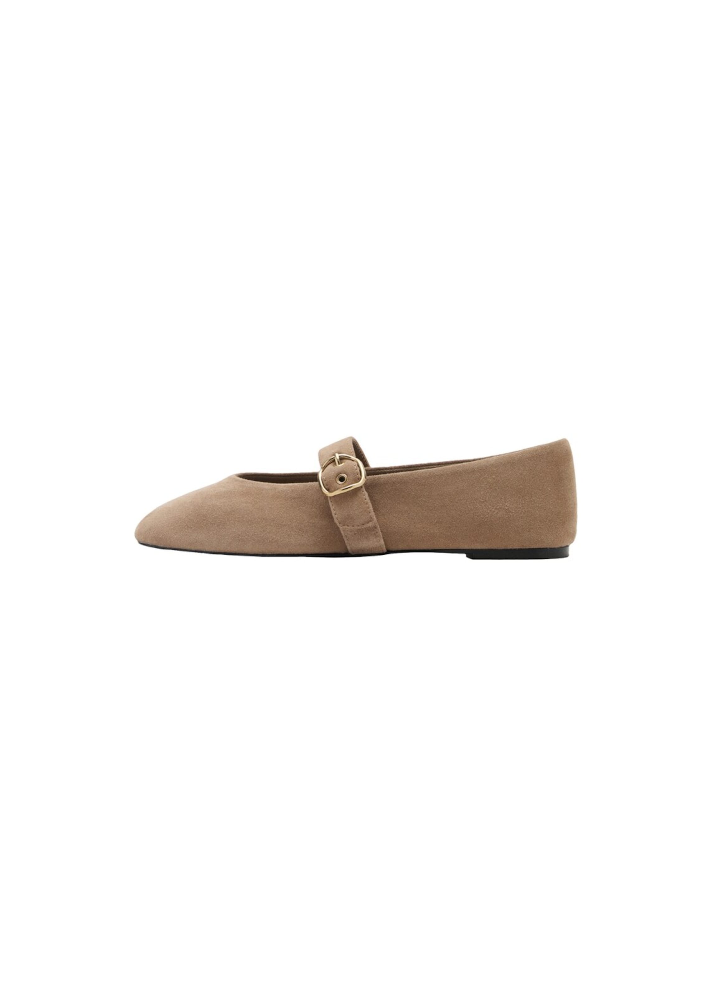 MANGO Ballerina 'Dor' in Beige: Vorderseite