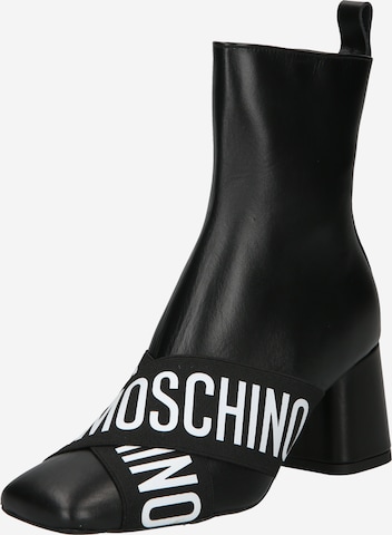 Love Moschino Botki po kostki w kolorze czarny: przód