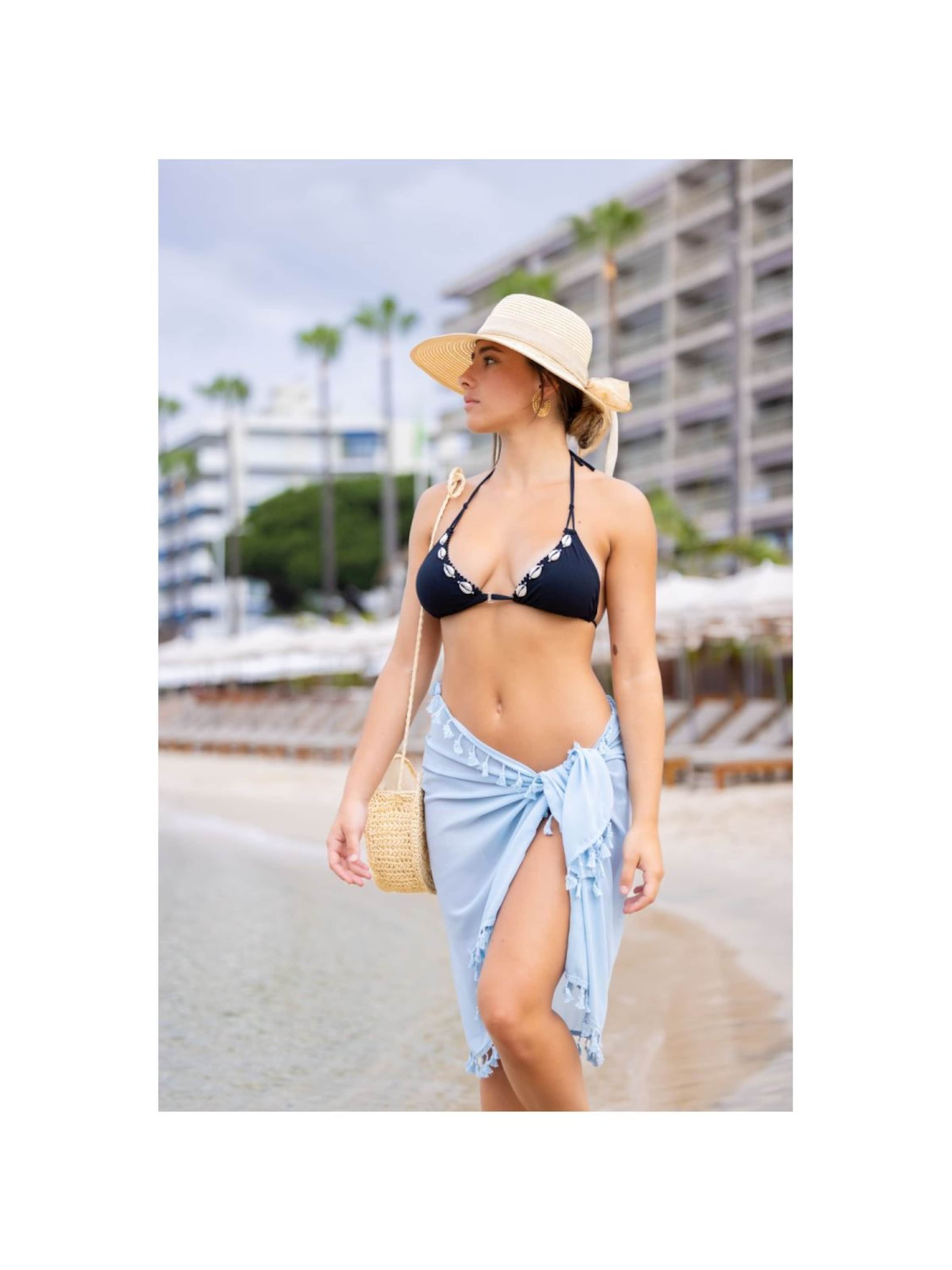 alberto cabale Rok 'Paréo de plage FRINGES' in Groen