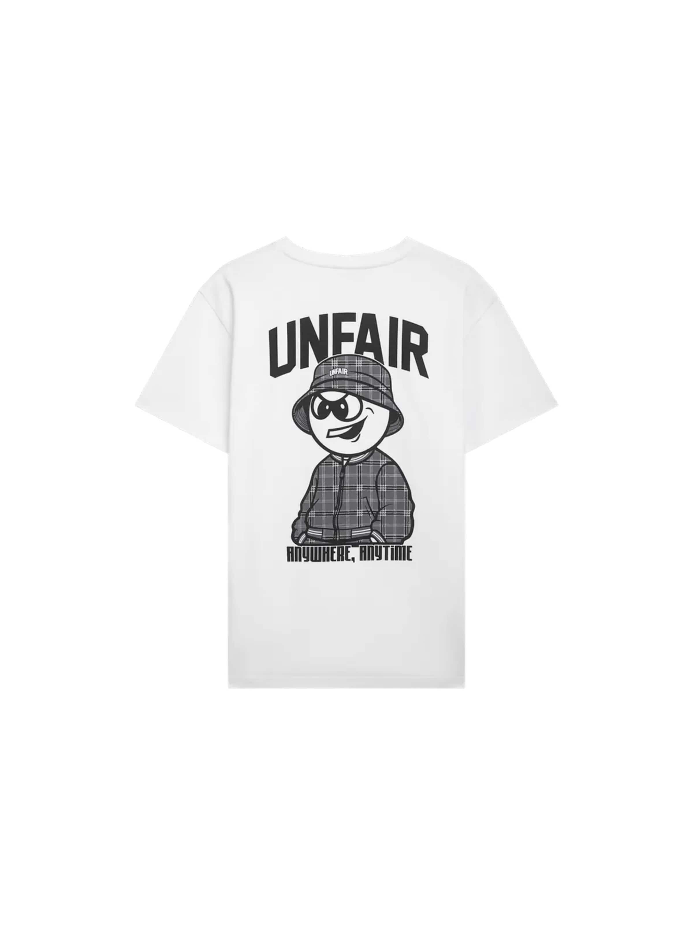 Unfair Athletics Shirt 'Gentleman' in Wit: voorkant