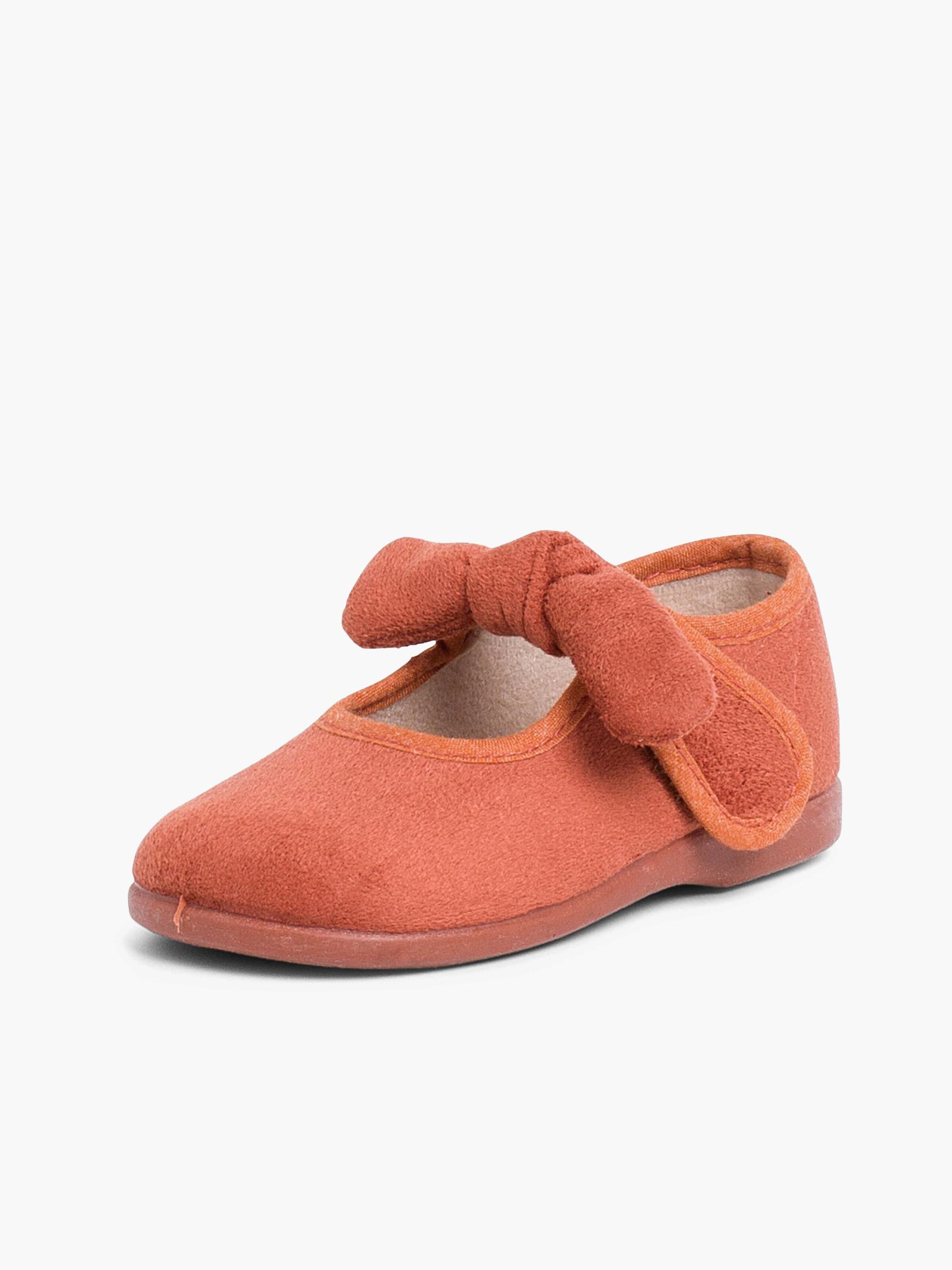 Scarpa bassa di Pisamonas in arancione: frontale