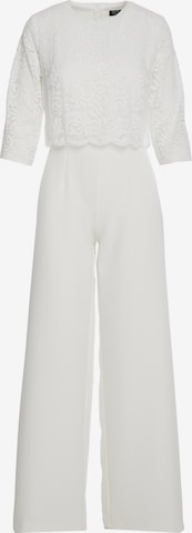 Stylove - Jumpsuit 'S381' en blanco: frente