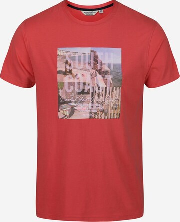 REGATTA Shirt 'Cline IV' in Red: front