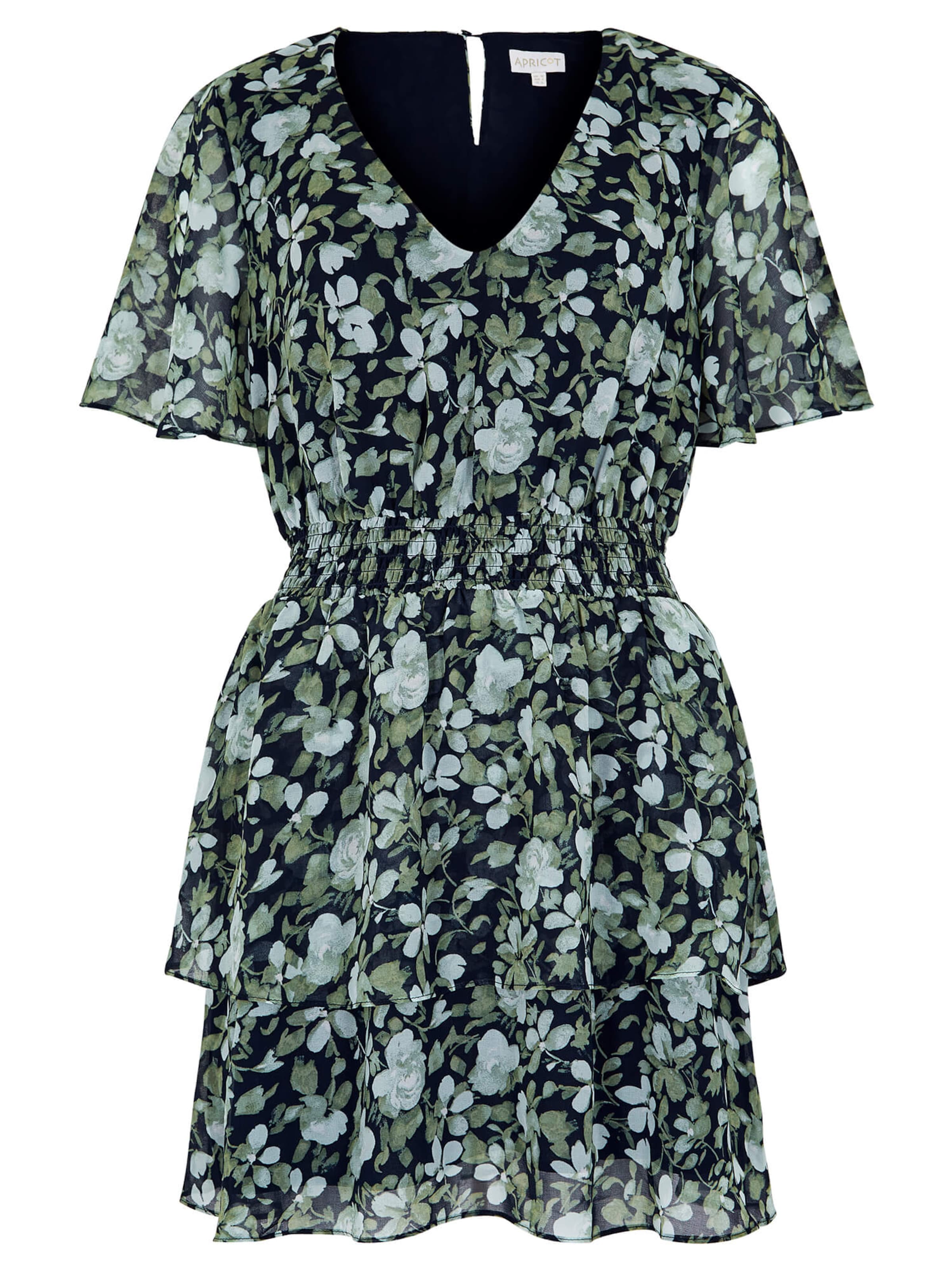 Apricot - Vestido en verde: frente