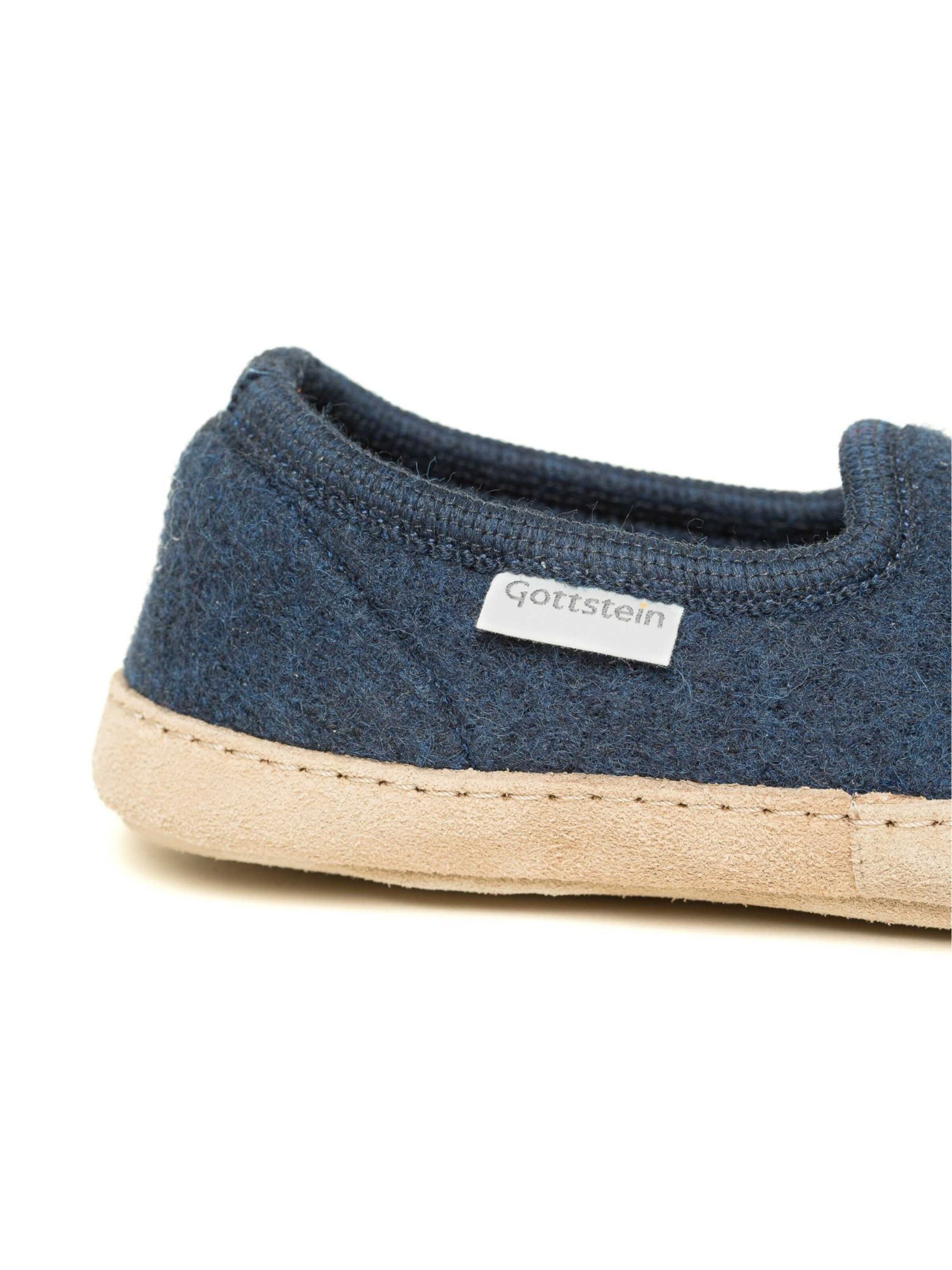 Gottstein Slippers 'Walkpantoffel Cheyenne' in Blue