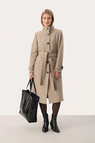 Manteau mi-saison 'Lihanna' Part Two en beige
