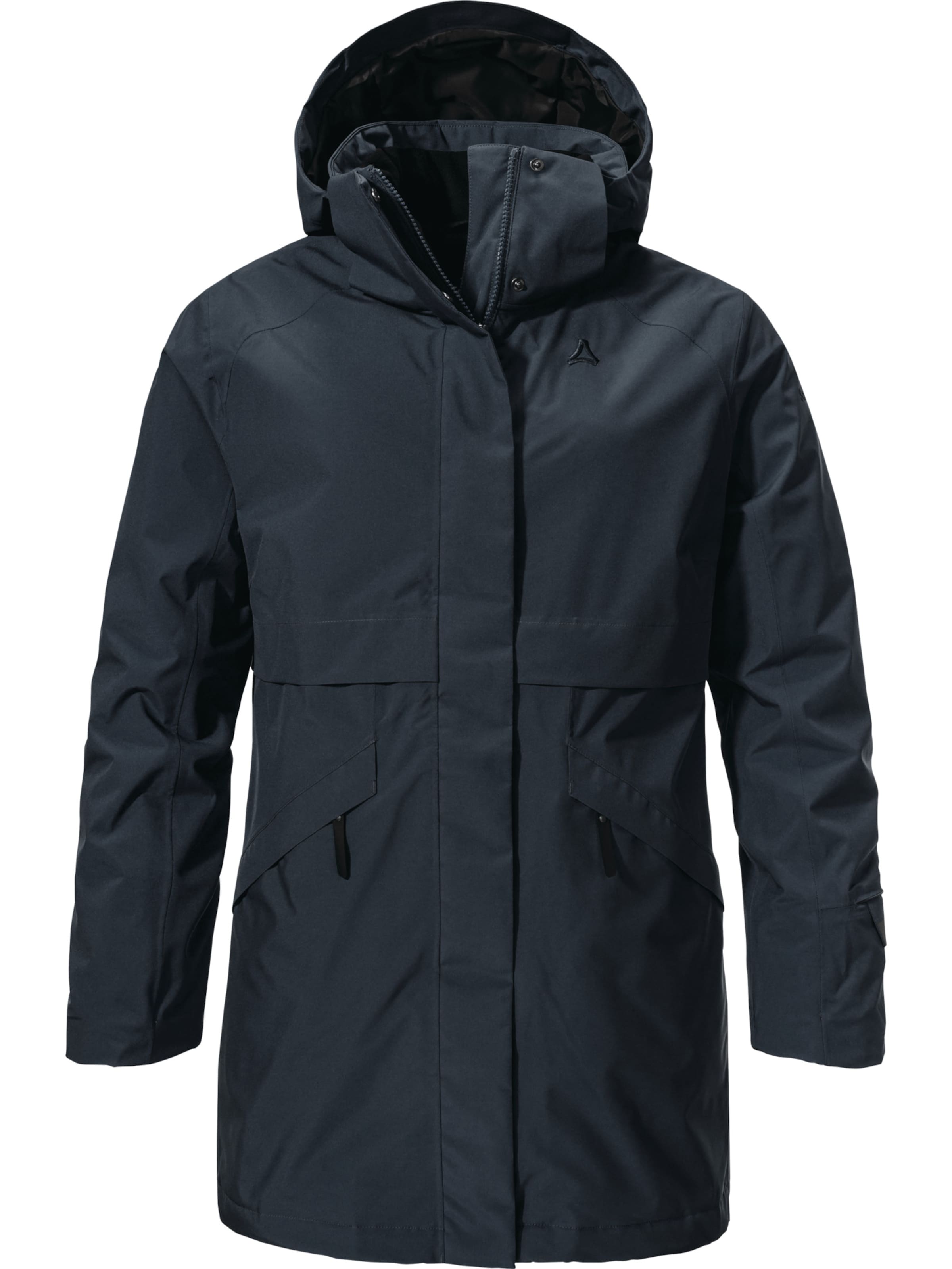 Schöffel Winter parka 'Malkay' in Blue: front