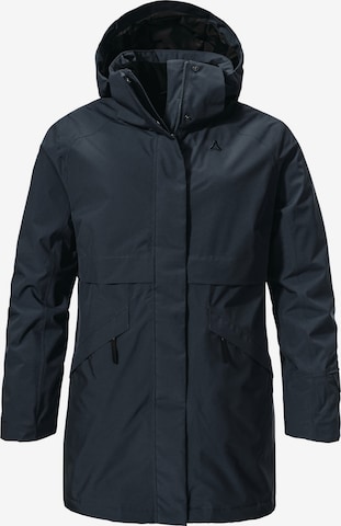 Schöffel Winterparka 'Malkay' in Blau: Vorderseite
