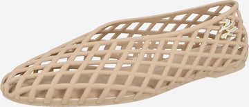 Karl Lagerfeld Ballerina 'JELLY' värissä beige: etupuoli