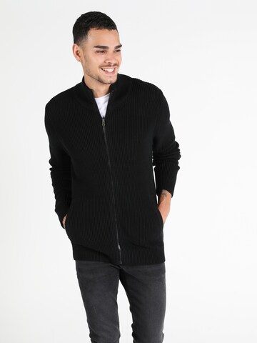 Colin's Gebreid vest in Zwart