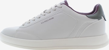 U.S. POLO ASSN. Platform trainers 'Campy 002MDY1' in White: front