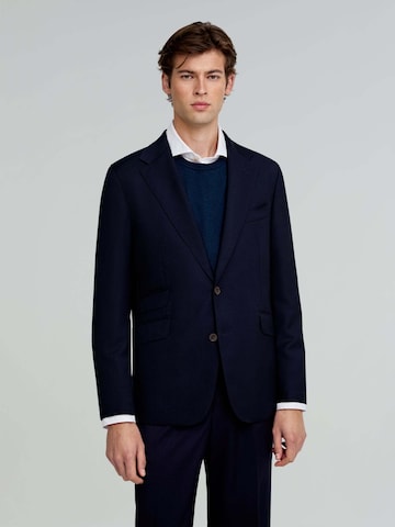 Scalpers Regular Fit Nos Class Blazer ' ' in Blau: Vorderseite