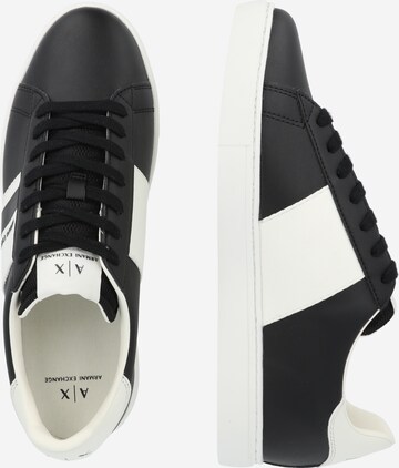 Sneaker low de la ARMANI EXCHANGE pe negru