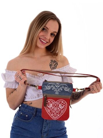 DOMELO Crossbody Bag 'Domelo' in Red