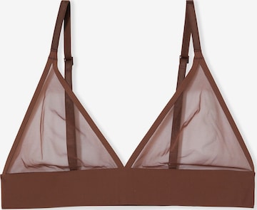ETAM Triangel BH 'Pure' in Braun: Vorderseite
