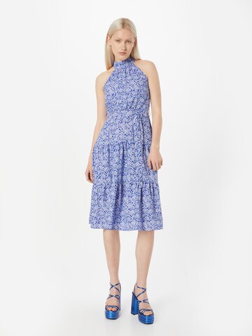 Mela London فستان صيفي بلون أزرق: الأمام