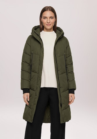 Manteau d’hiver Amber & June en vert : devant