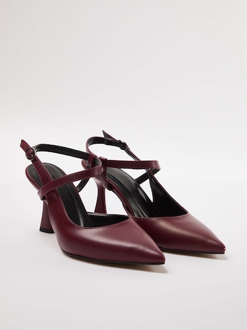 Décolleté sling di Trendyol in rosso