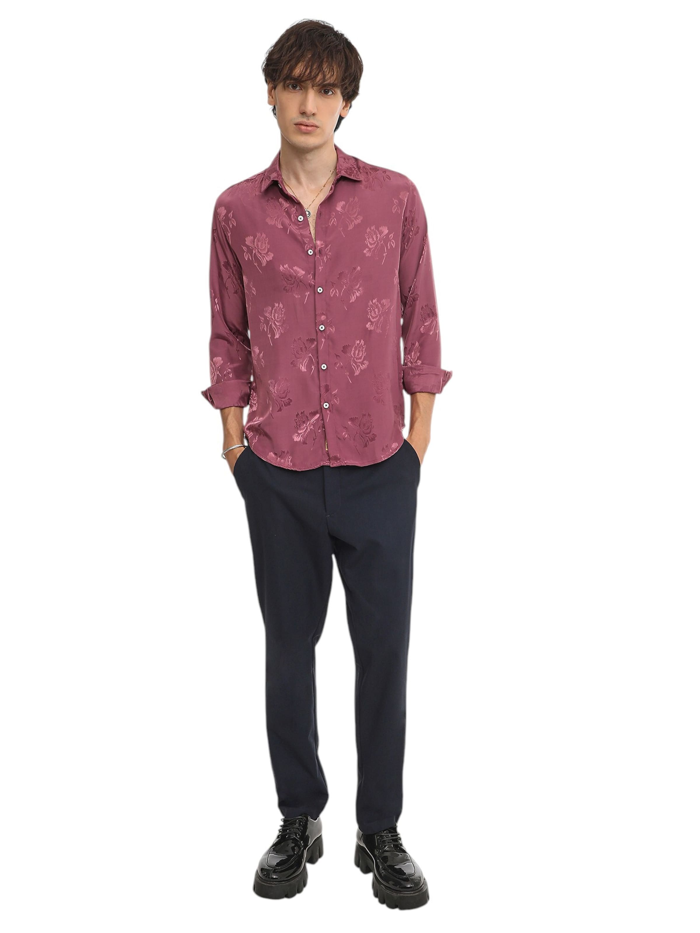 Regular fit Camicia ' Yolanda ' di Campus Sutra in rosa