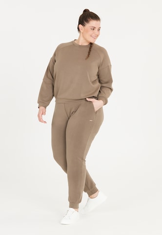 Q by Endurance Sweatshirt 'Alaia' in Beige