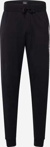 BOSS Tapered Broek 'Authentic' in Zwart: voorkant