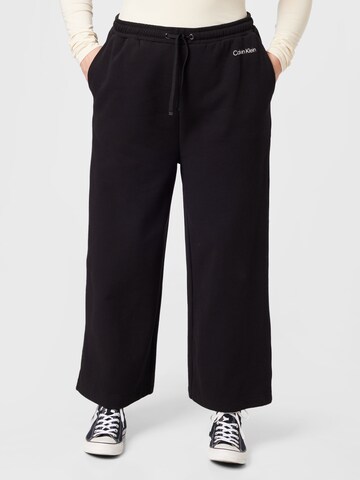 Calvin Klein Curve - Calças em preto: frente