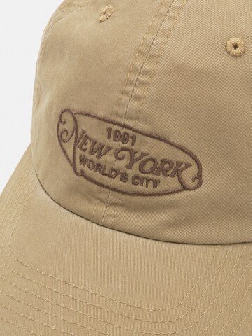 Casquette Pull&Bear en marron
