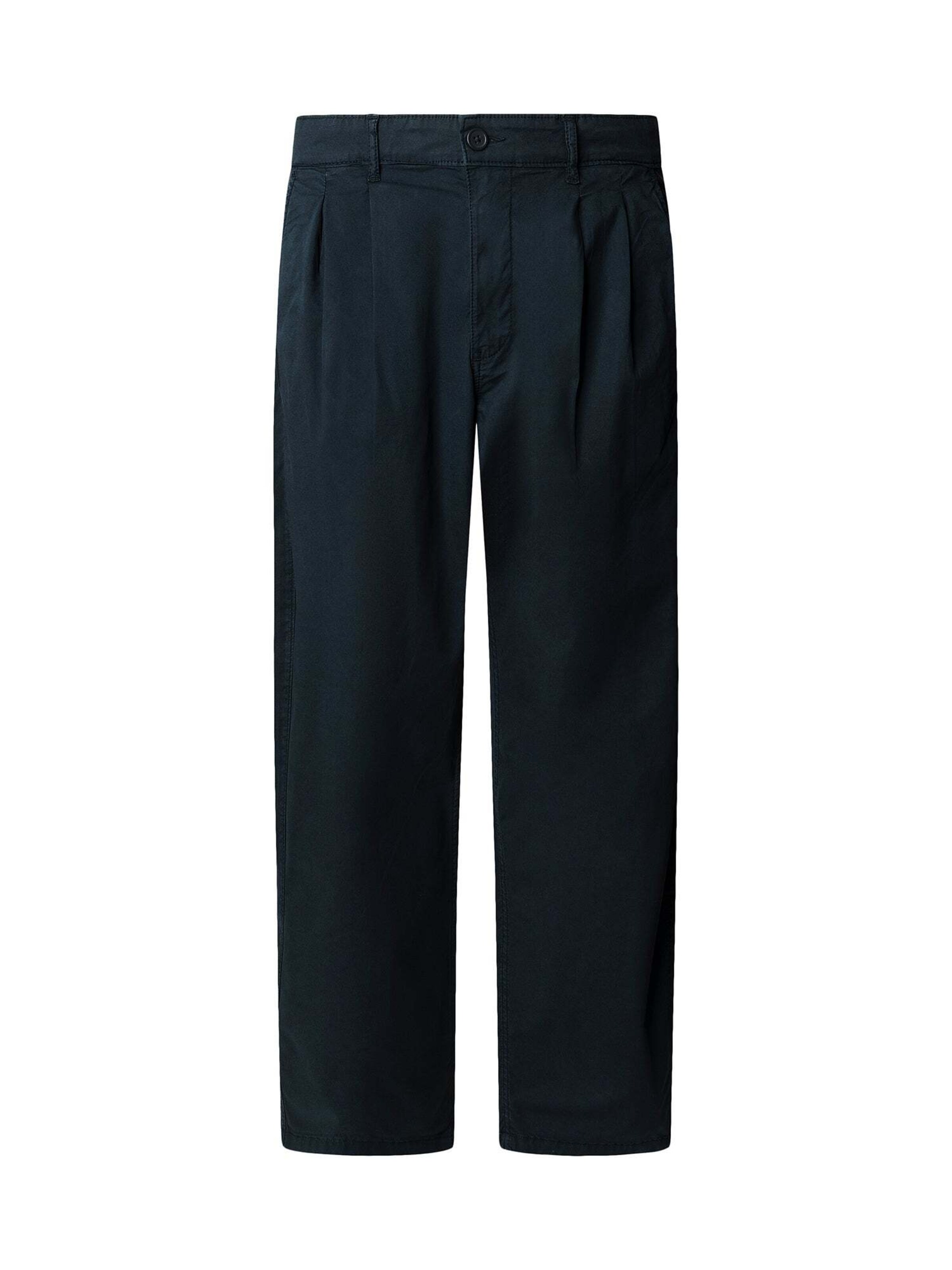 regular Pantaloni con piega frontale di Pepe Jeans in blu: frontale