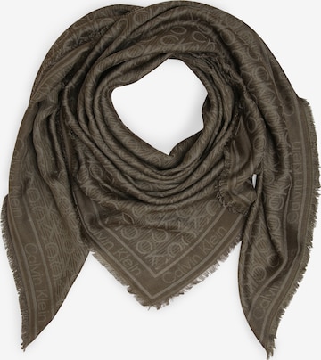 Calvin Klein Scarf in Green: front