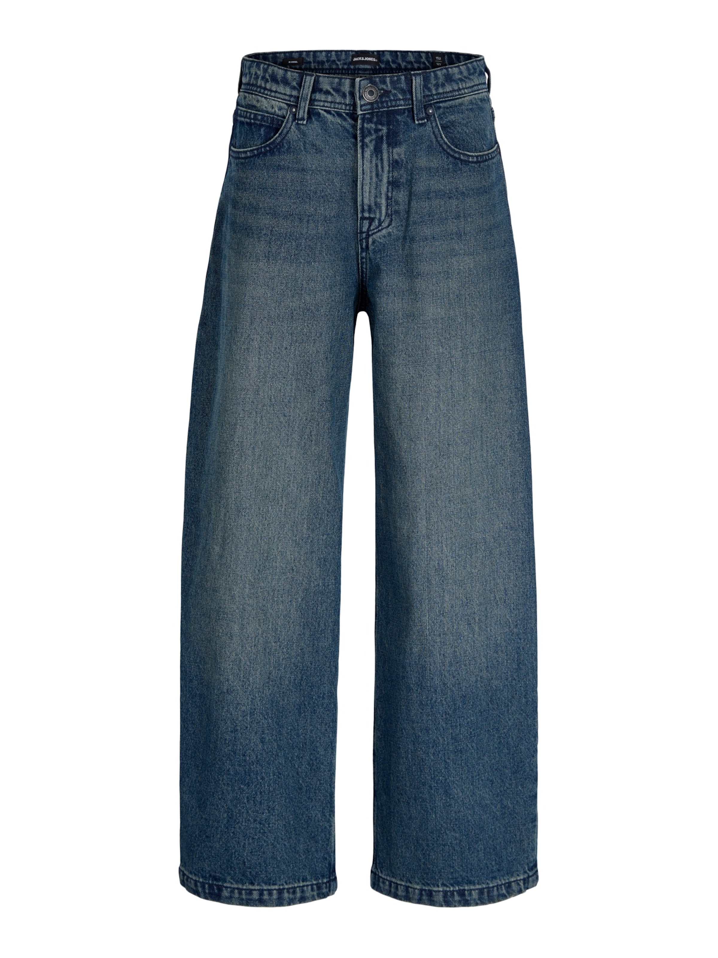 Jack & Jones Junior Barrel Jeans 'JJIJOEY JJCREW' in Blue: front