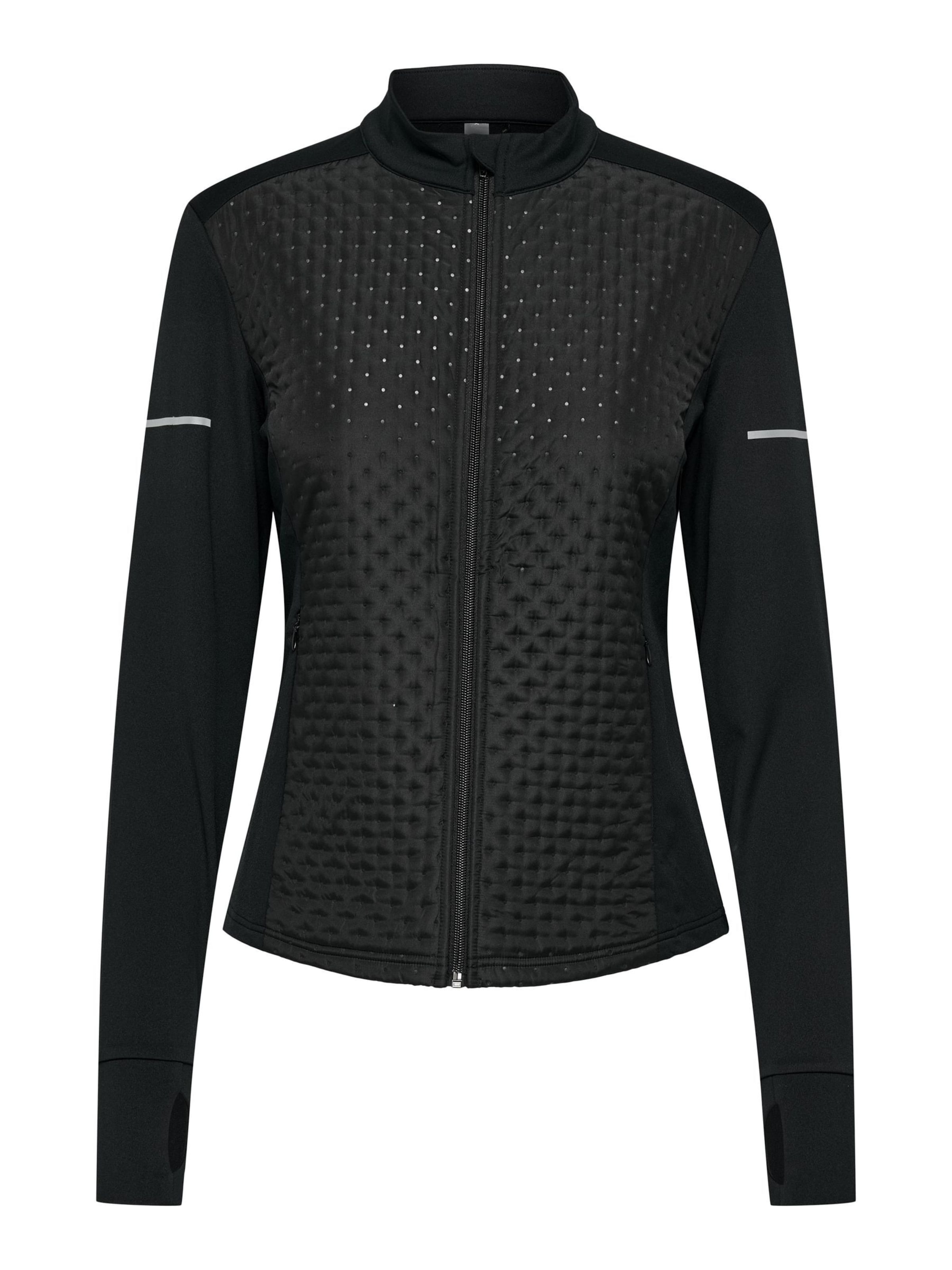 ONLY PLAY - Chaqueta de chándal 'TRACK' en negro: frente