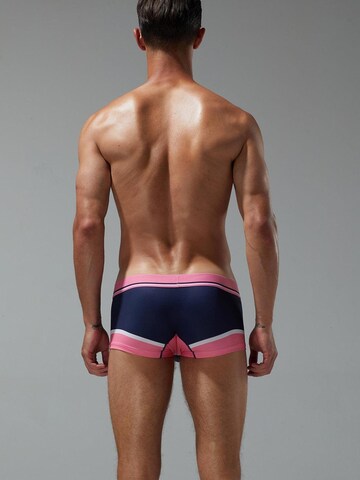 SEOBEAN Boxer shorts 'Slash Side Line' in Blue