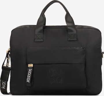 Kazar Laptop Bag in Black: front