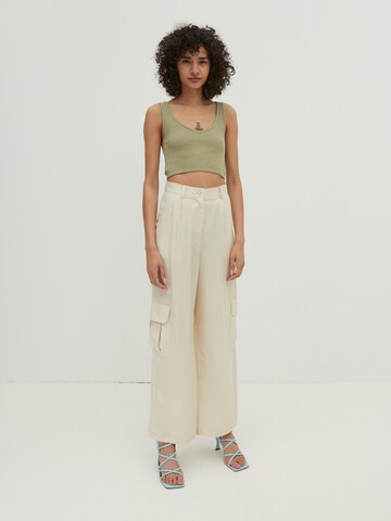 EDITED Wide Leg Hose 'Briana' in Beige