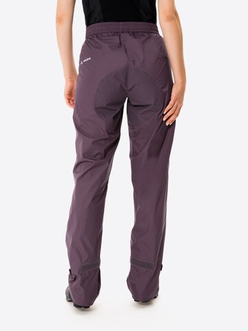 VAUDE Regular Outdoorbroek 'W Drop P II' in Lila