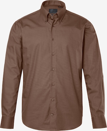 Chemise JP1880 en marron : devant