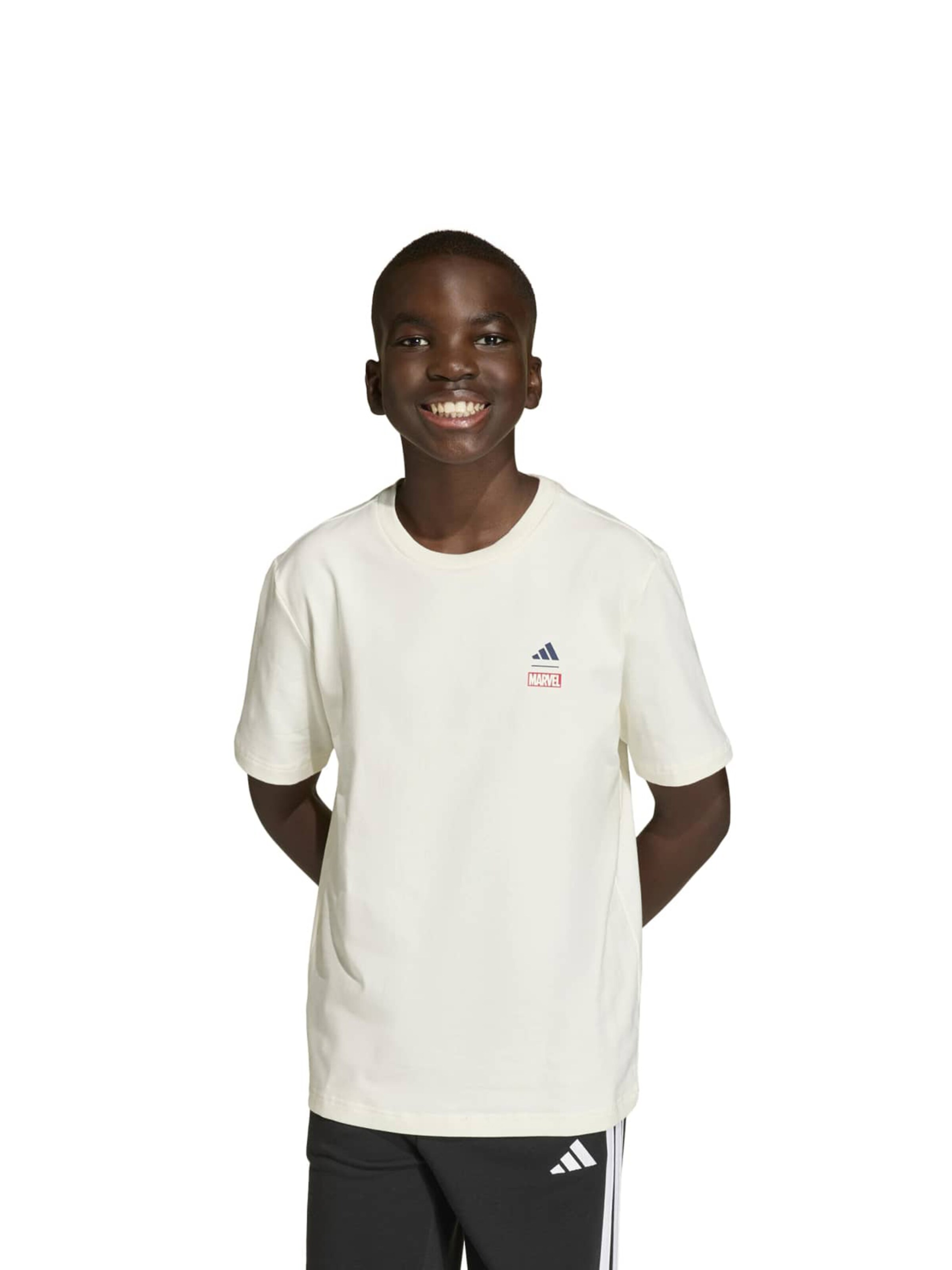 ADIDAS SPORTSWEAR Функциональная футболка 'MRVL SM' в Белый