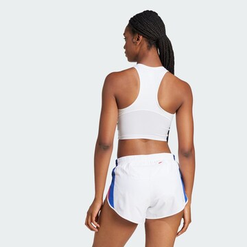 Haut de sport 'Adizero Retro' ADIDAS PERFORMANCE en blanc