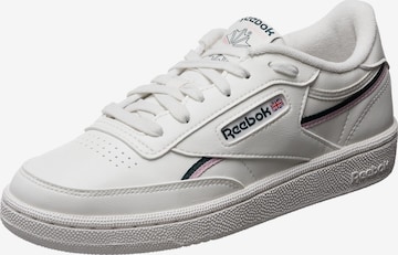 Baskets basses 'Club C 85' Reebok en blanc : devant