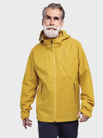 Schöffel Outdoorjas 'Easy XT' in Geel: voorkant